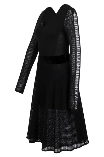Vlněné šaty M-Bloom Diesel černá