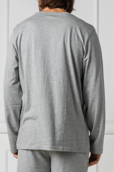Tričko s dlouhým rukávem/Pyžamo POLO RALPH LAUREN popelavě šedý