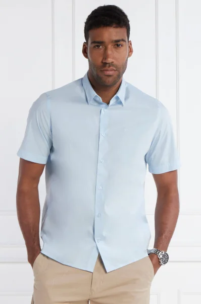 Koszula | Regular Fit | stretch Calvin Klein světlo modrá