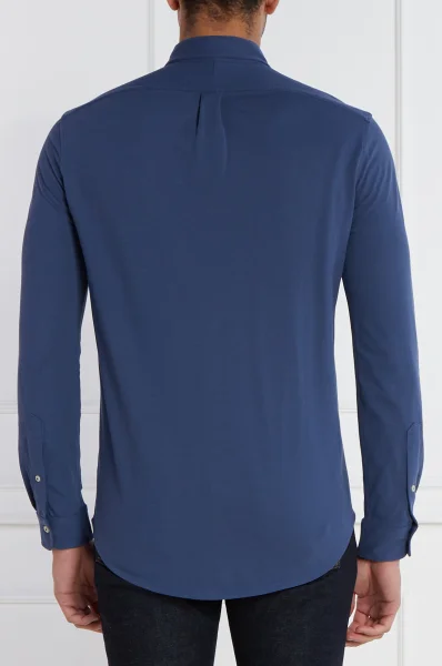 Košile | Regular Fit | pique POLO RALPH LAUREN tmavě modrá