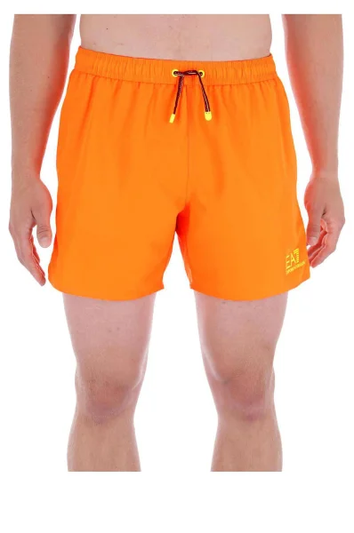 Koupací šortky EA7 oranžový