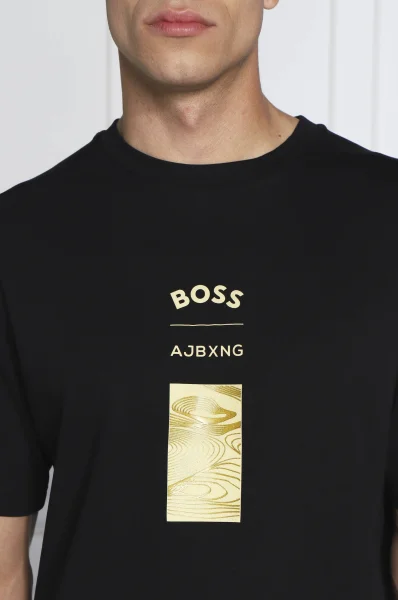 Tričko BOSS x AJBXNG | Regular Fit BOSS GREEN černá