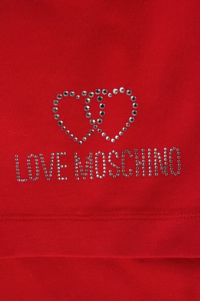 Sukně Love Moschino červený