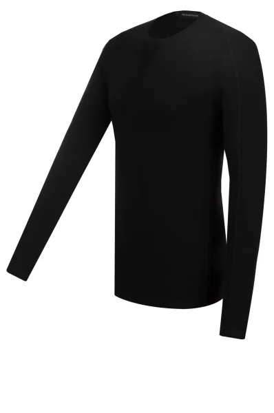 Tričko s dlouhým rukávem Trussardi Sport černá