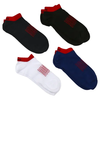 Ponožky 4-pack 4P AS GIFT SET CC Hugo Bodywear černá