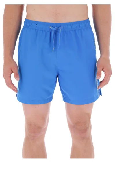 Koupací šortky MEDIUM DRAWSTRING Calvin Klein Swimwear modrá