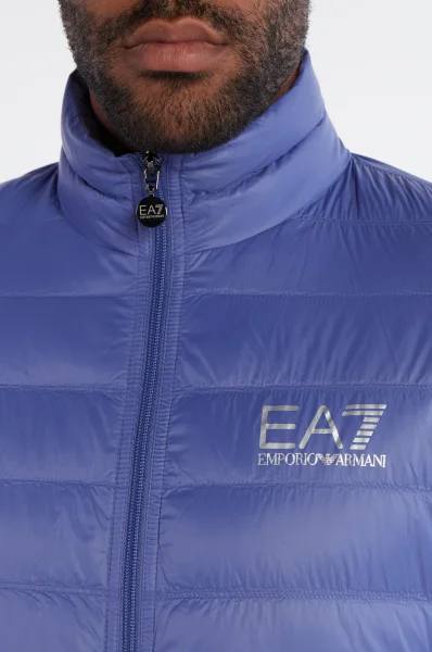 Péřová bunda | Regular Fit EA7 modrá
