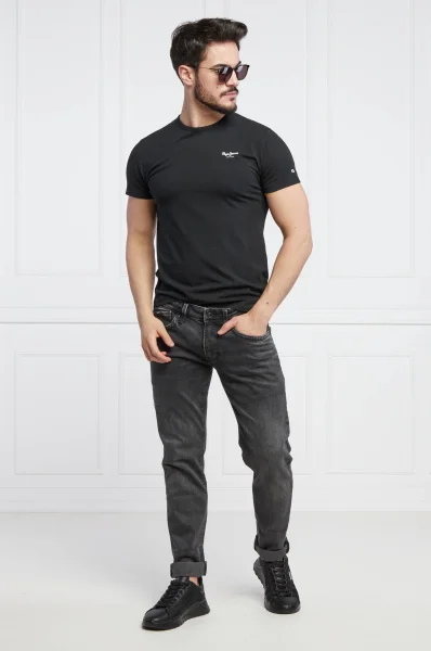 Tričko | Slim Fit Pepe Jeans London černá