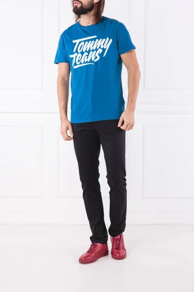 Tričko ESSENTIAL | Regular Fit Tommy Jeans modrá
