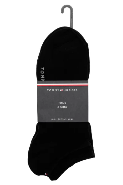 Ponožky 3-pack TH MEN SNEAKER 3P PROMO Tommy Hilfiger černá
