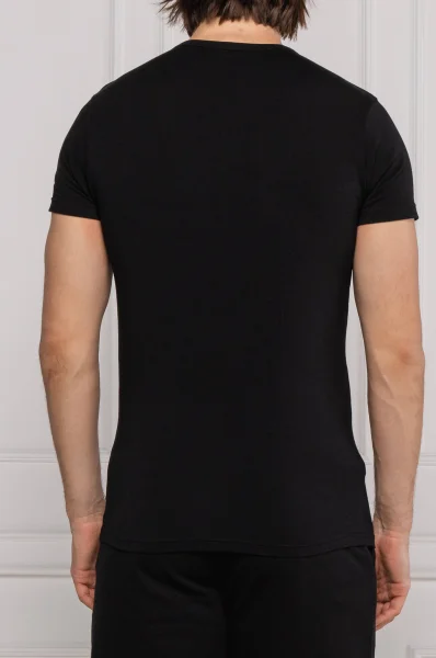 Tričko 2-pack Emporio Armani černá