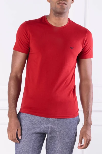Tričko 2-pack | Regular Fit Emporio Armani červený