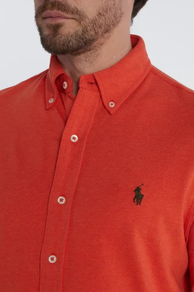 Košile | Regular Fit | pique POLO RALPH LAUREN oranžový