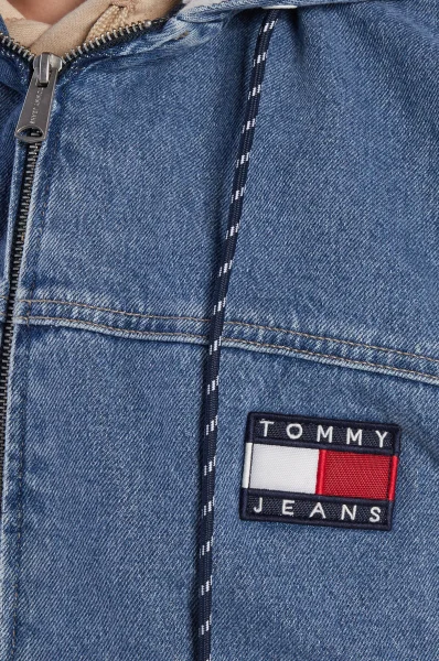 Oteplená bunda SHERPA | Regular Fit Tommy Jeans modrá