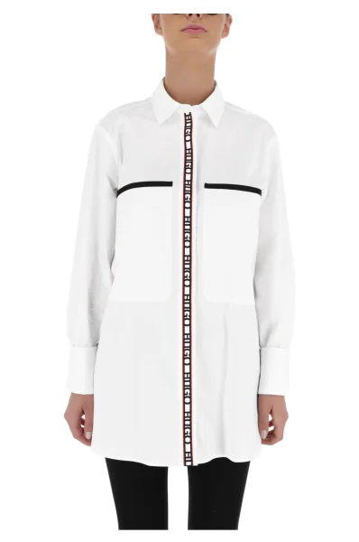 Košile Elog | Oversize fit HUGO bílá