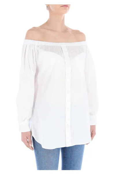 Košile | Regular Fit Emporio Armani bílá