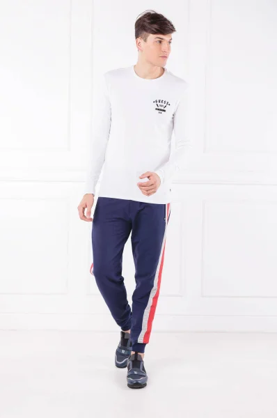 Tričko s dlouhým rukávem | Super Skinny fit GUESS bílá