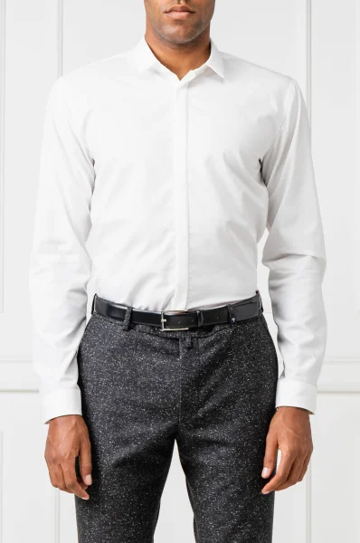 Košile Etran | Extra slim fit | easy iron HUGO bílá