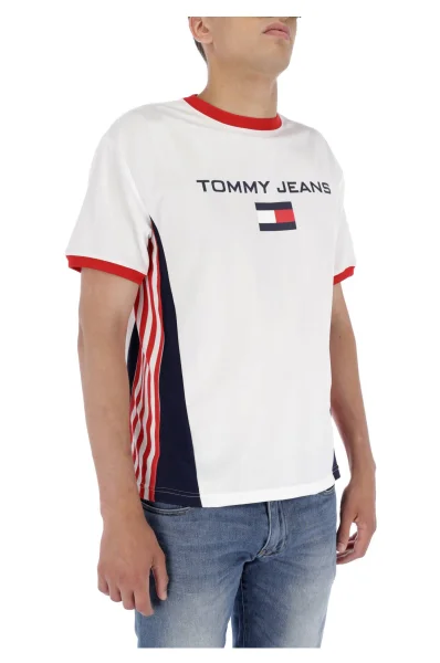 Tričko 90S SIGNATURE FOOTBALL | Regular Fit Tommy Jeans bílá
