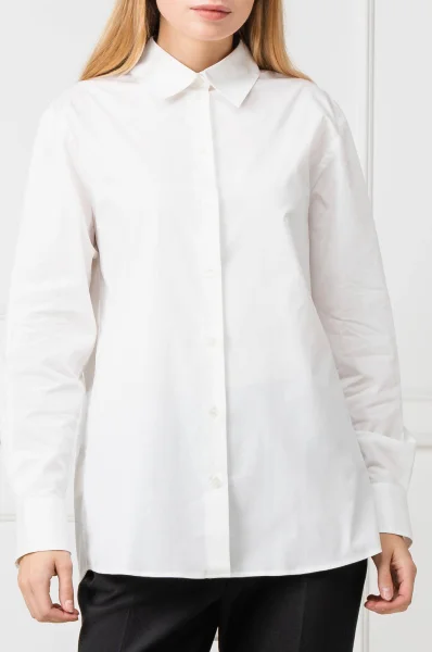 Košile Basha | Oversize fit BOSS BLACK bílá