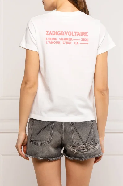 Tričko AZEDI AMOUR Zadig&Voltaire bílá