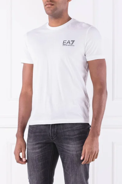T-shirt | Regular Fit EA7 bílá