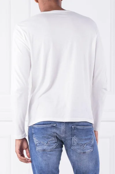 Tričko s dlouhým rukávem | Regular Fit Pepe Jeans London bílá