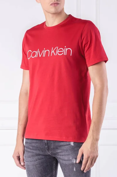 Tričko FRONT LOGO | Regular Fit Calvin Klein červený