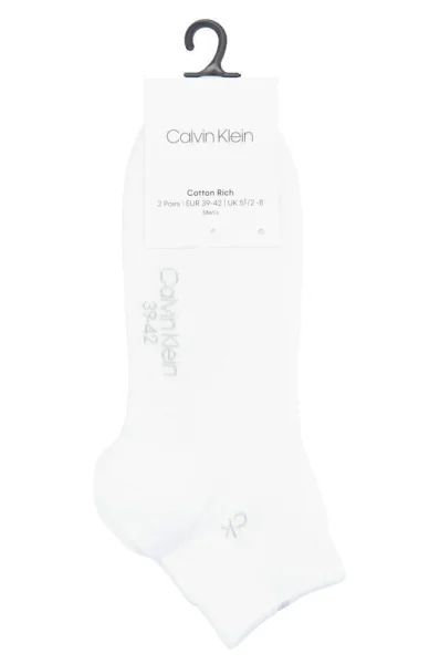 Ponožky 2-pack SIMON Calvin Klein bílá