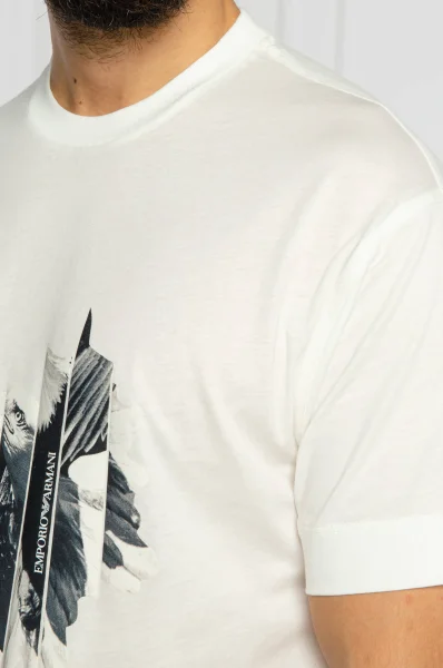 Tričko | Regular Fit Emporio Armani bílá