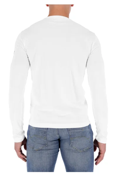 Tričko s dlouhým rukávem | Regular Fit EA7 bílá