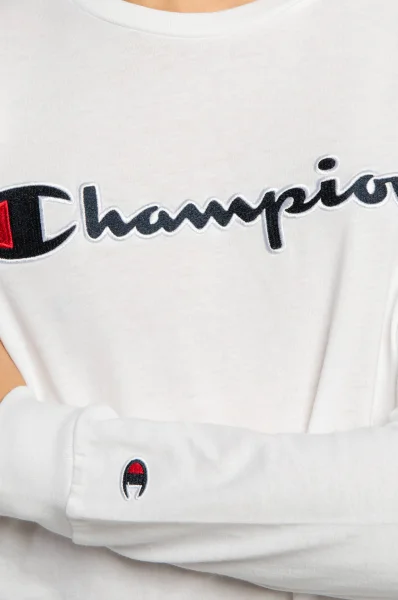 Tričko s dlouhým rukávem | Comfort fit Champion bílá