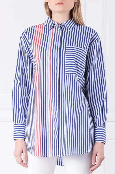 Košile TJW OVERSIZED MODERN | Loose fit Tommy Jeans modrá