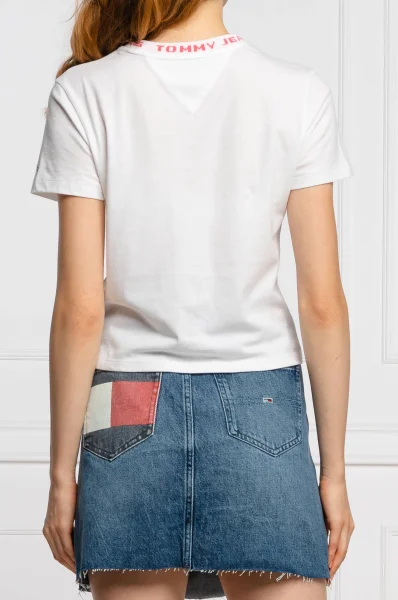 Tričko BRANDED | Cropped Fit Tommy Jeans bílá