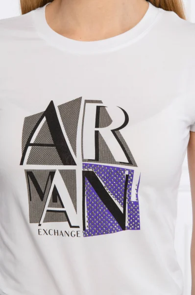 Tričko | Regular Fit Armani Exchange bílá