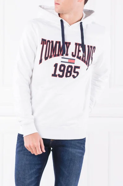 Mikina | Regular Fit Tommy Jeans bílá