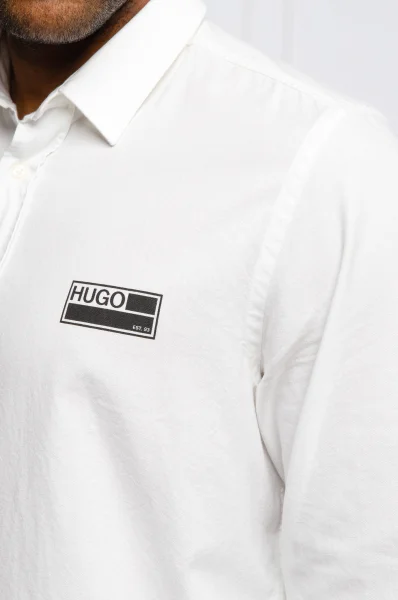 Košile Emero | Straight fit HUGO bílá