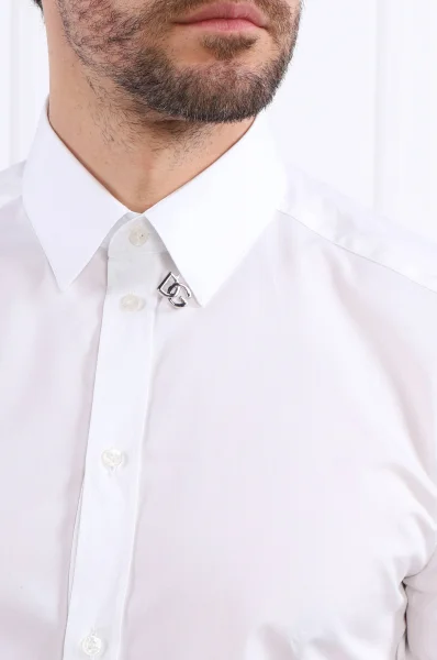 Košile | Slim Fit Dolce & Gabbana bílá