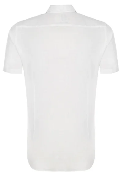 Lněná košile Luka | Regular Fit BOSS BLACK bílá