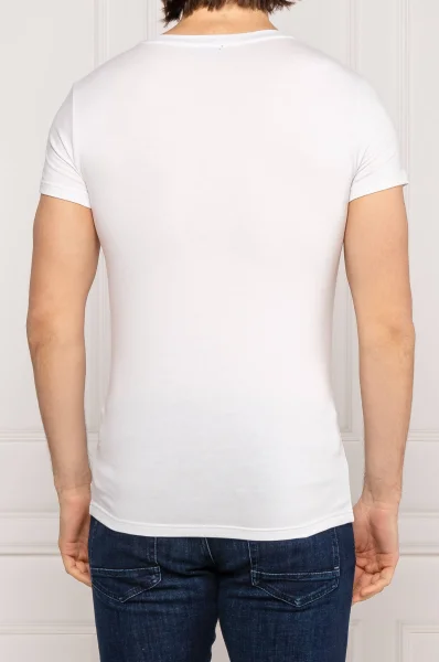 Tričko | Slim Fit Emporio Armani bílá