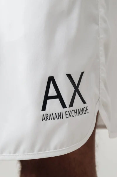 Koupací šortky | Loose fit Armani Exchange bílá