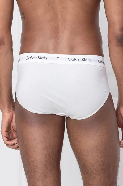 Slipy 3-pack | stretch Calvin Klein Underwear bílá