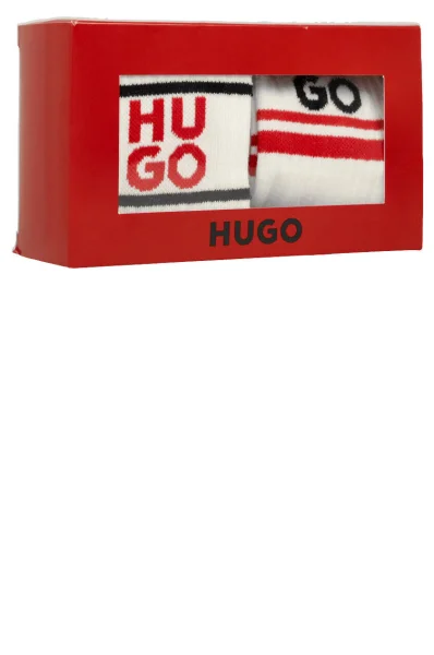 Ponožky 2-pack 2P QS GIFTSET Hugo Bodywear bílá