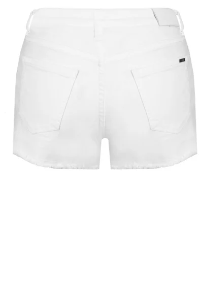 Džínové šortky Armani Exchange bílá