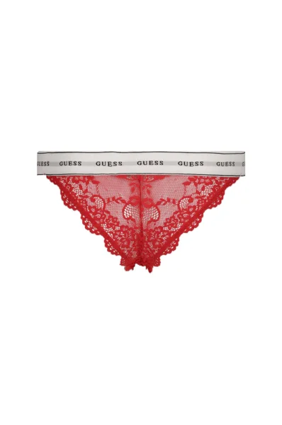 Krajkové kalhotky brazilky Guess Underwear červený