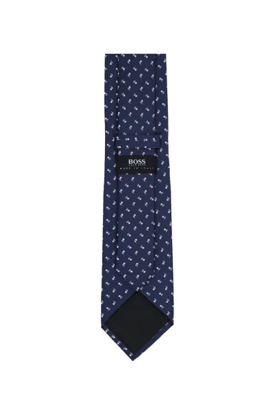 Hedvábný kravata BOSS BLACK tmavě modrá