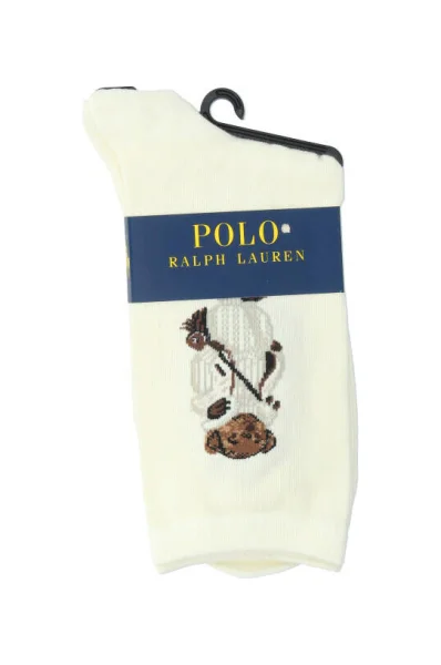 Ponožky POLO RALPH LAUREN krémová