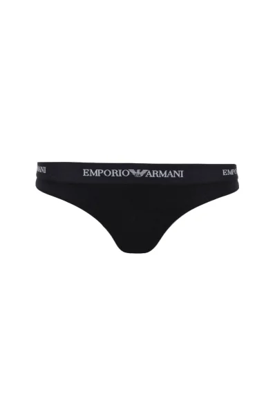 Kalhotky brazilky 2-pack Emporio Armani černá