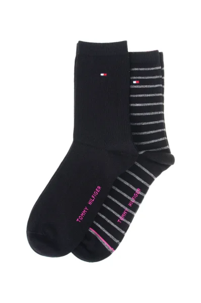 Ponožky 2 Pack Tommy Hilfiger černá