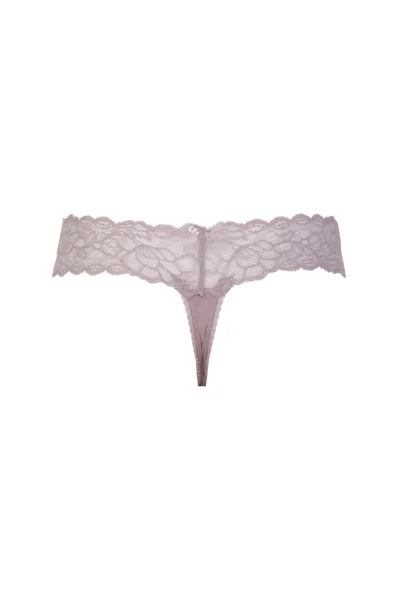 Tanga Calvin Klein Underwear pudrově růžový